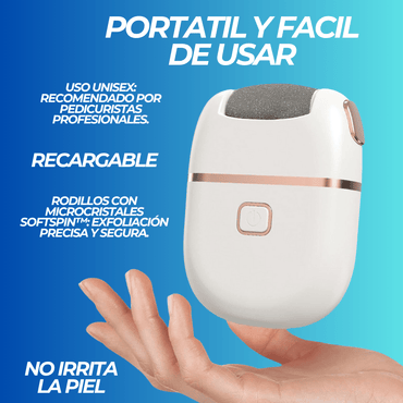 SilkFeet Pro™ – Removedor Eléctrico de Callos Profesional 3 en 1 con Tecnología SoftSpin™ - ClickStore Honduras