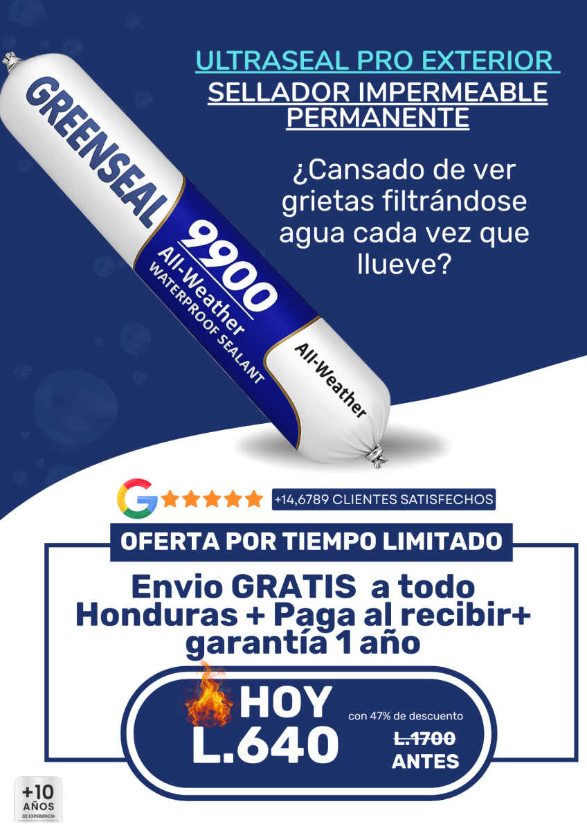 UltraSeal Pro Exterior – Sellador Impermeable Permanente - ClickStore Honduras