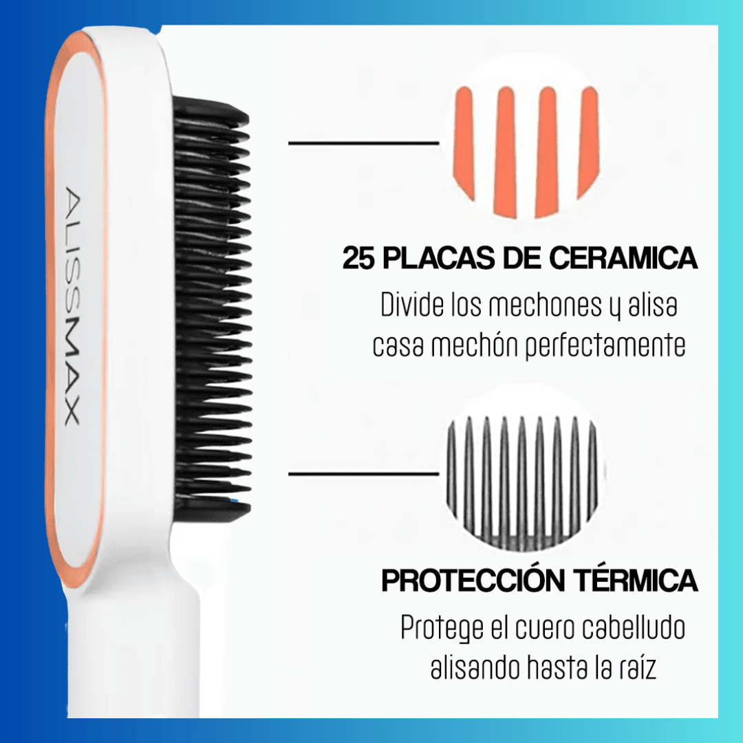 AlissMax™ – Cepillo Alisador Profesional de Alta Potencia| + 1 AÑO GARANTÍA EXCLUSIVA - ClickStore Honduras