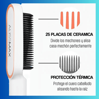AlissMax™ – Cepillo Alisador Profesional de Alta Potencia| + 1 AÑO GARANTÍA EXCLUSIVA - ClickStore Honduras