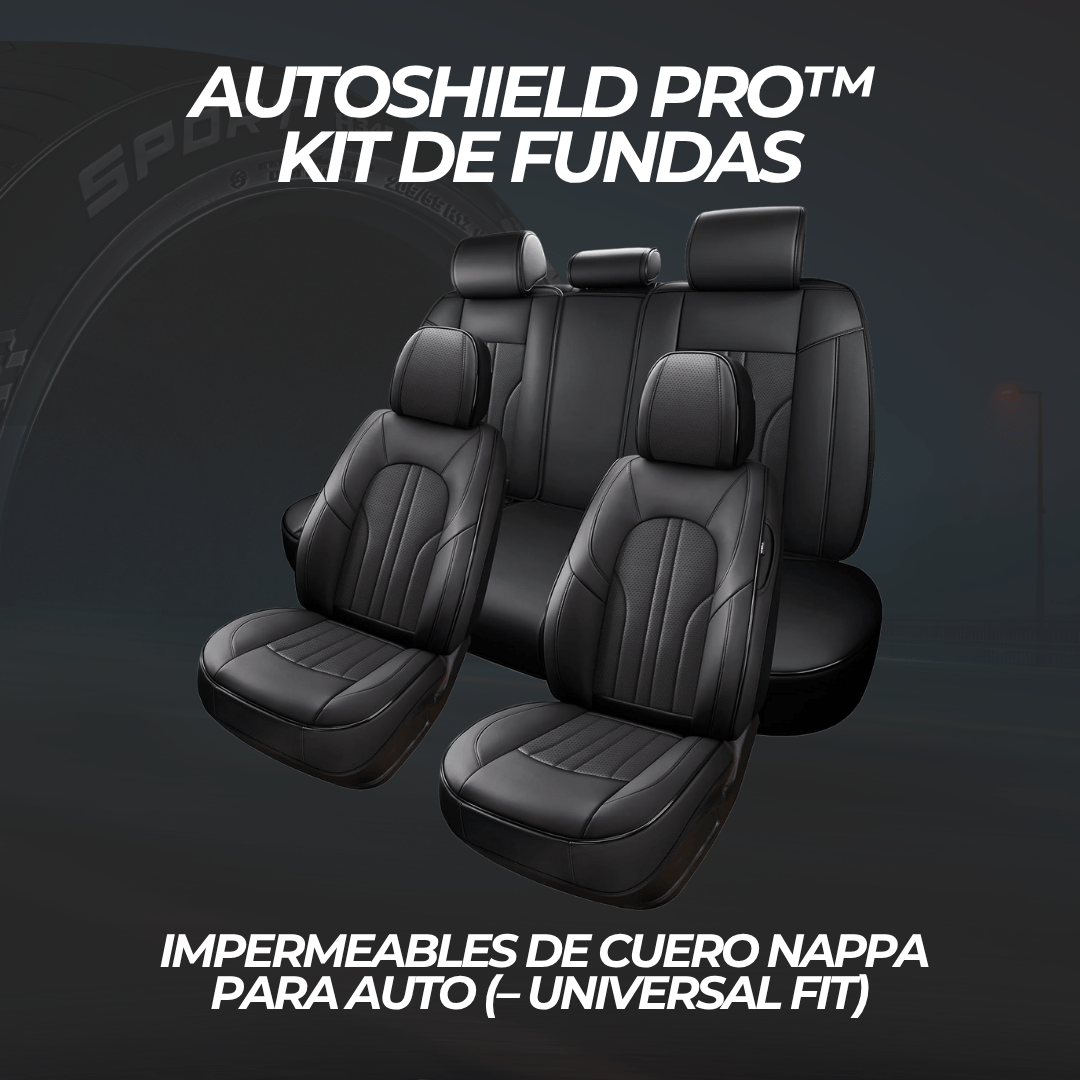 AutoShield Pro™ – Kit de Fundas Impermeables de Cuero Nappa para Auto ( Universal Fit ) - ClickStore Honduras