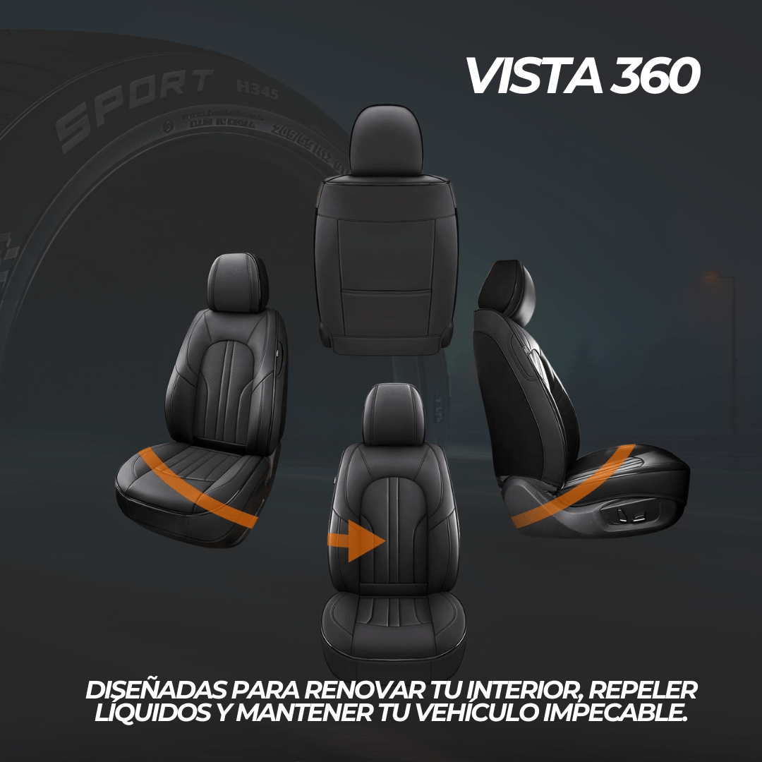 AutoShield Pro™ – Kit de Fundas Impermeables de Cuero Nappa para Auto ( Universal Fit ) - ClickStore Honduras