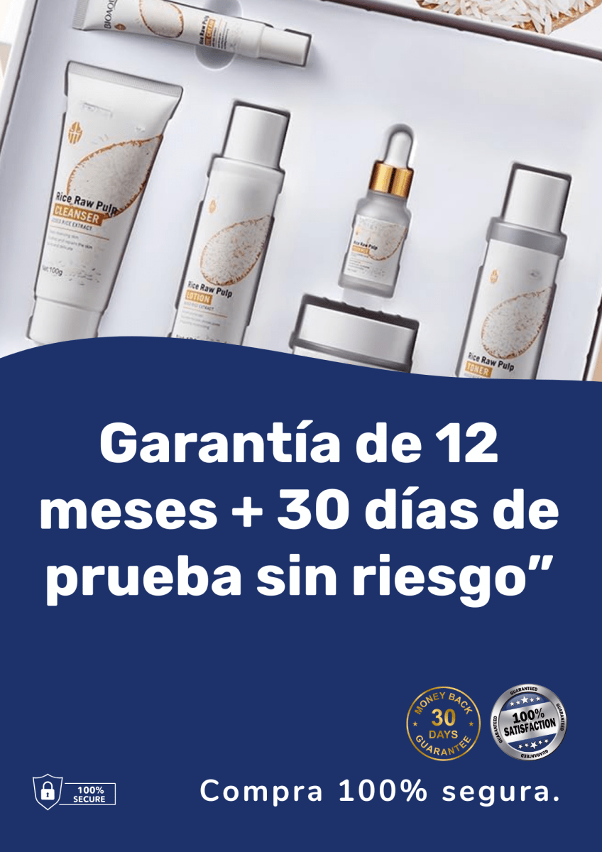 Bioaqua Rice Glow Kit – Rutina Completa Iluminadora Facial - ClickStore Honduras