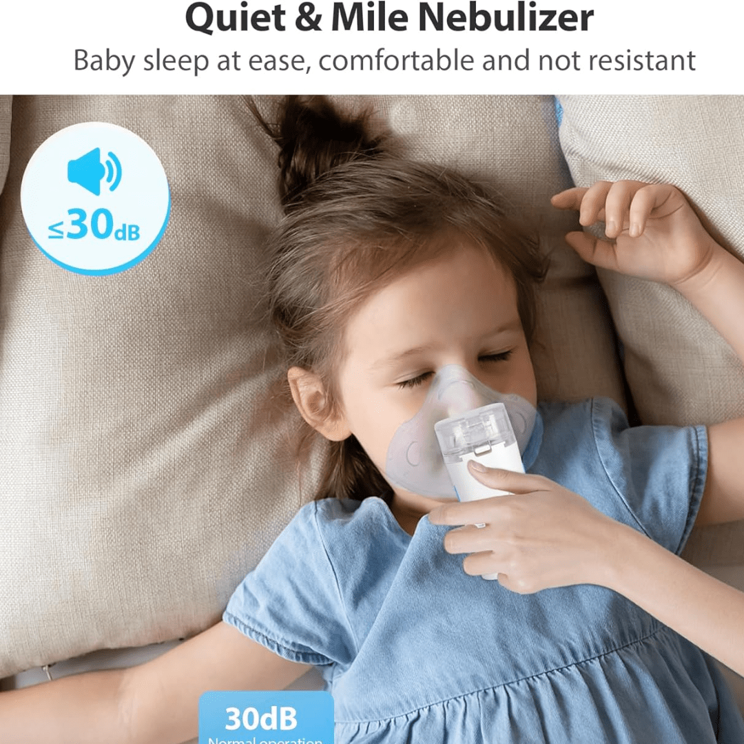 BreatheEase Ultra™ – Nebulizador Ultrasónico Doméstico con Tecnología Mesh Vibra™ - ClickStore Honduras