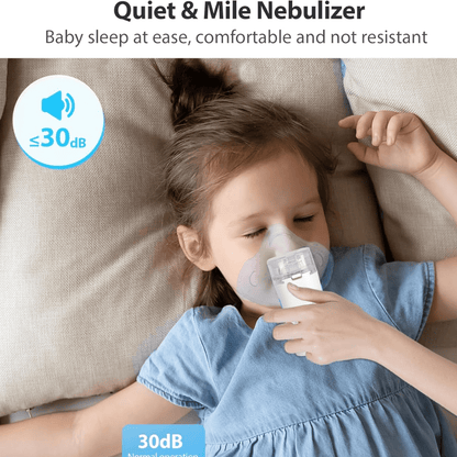 BreatheEase Ultra™ – Nebulizador Ultrasónico Doméstico con Tecnología Mesh Vibra™ - ClickStore Honduras
