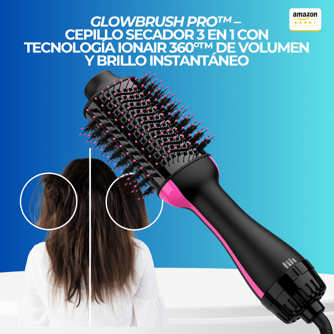 Cepillo Secador 3 en 1 con Tecnología IonAir 360°™ de Volumen y Brillo Instantáneo - ClickStore Honduras