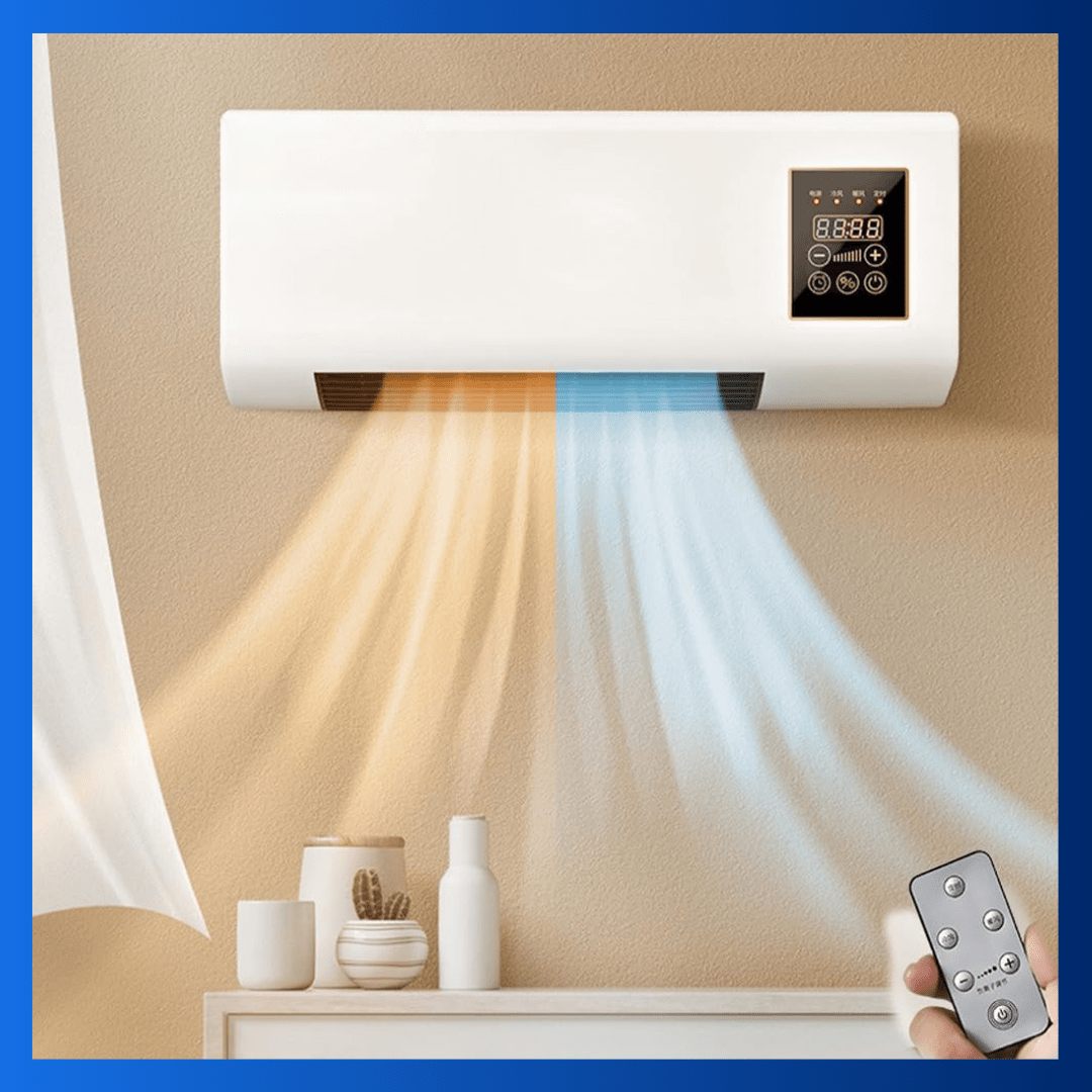 CoolDual™ – Aire Acondicionado Portátil 2 - en - 1 con Montaje Mural, Silencioso y Smart - ClickStore Honduras