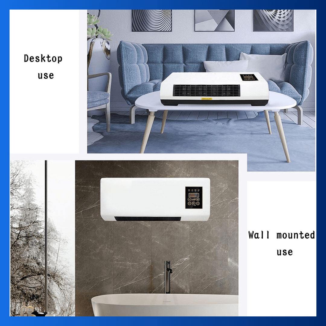 CoolDual™ – Aire Acondicionado Portátil 2 - en - 1 con Montaje Mural, Silencioso y Smart - ClickStore Honduras
