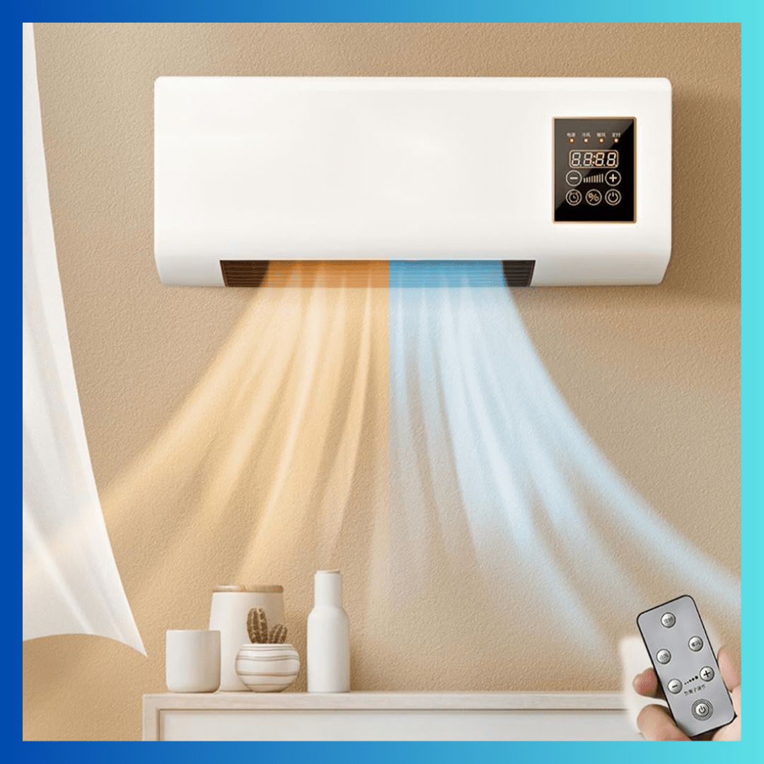 CoolDual™ – Aire Acondicionado Portátil 2 - en - 1 con Montaje Mural, Silencioso y Smart - ClickStore Honduras
