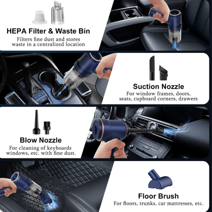 DustKiller™ – Aspiradora Inalámbrica de Alta Potencia Garantía 12 meses - ClickStore Honduras