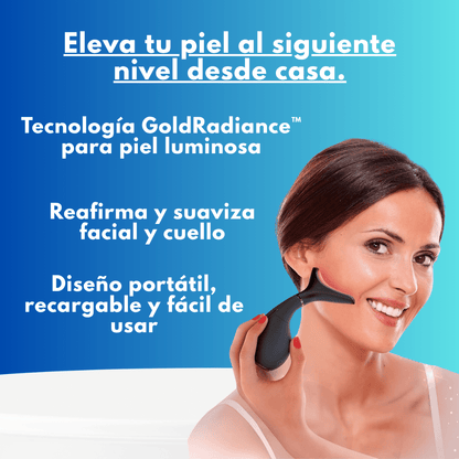GlowLift Pro™ – Dispositivo Facial LED 3 en 1 con Tecnología GoldRadiance™ - ClickStore Honduras