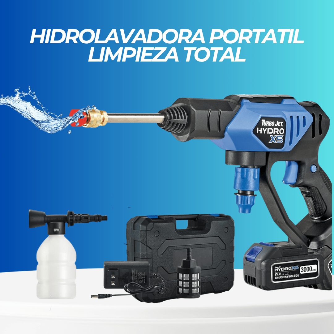 – Hidrolavadora Inalámbrica con batería larga duración |Limpieza Total + Garantía 12 meses - ClickStore Honduras