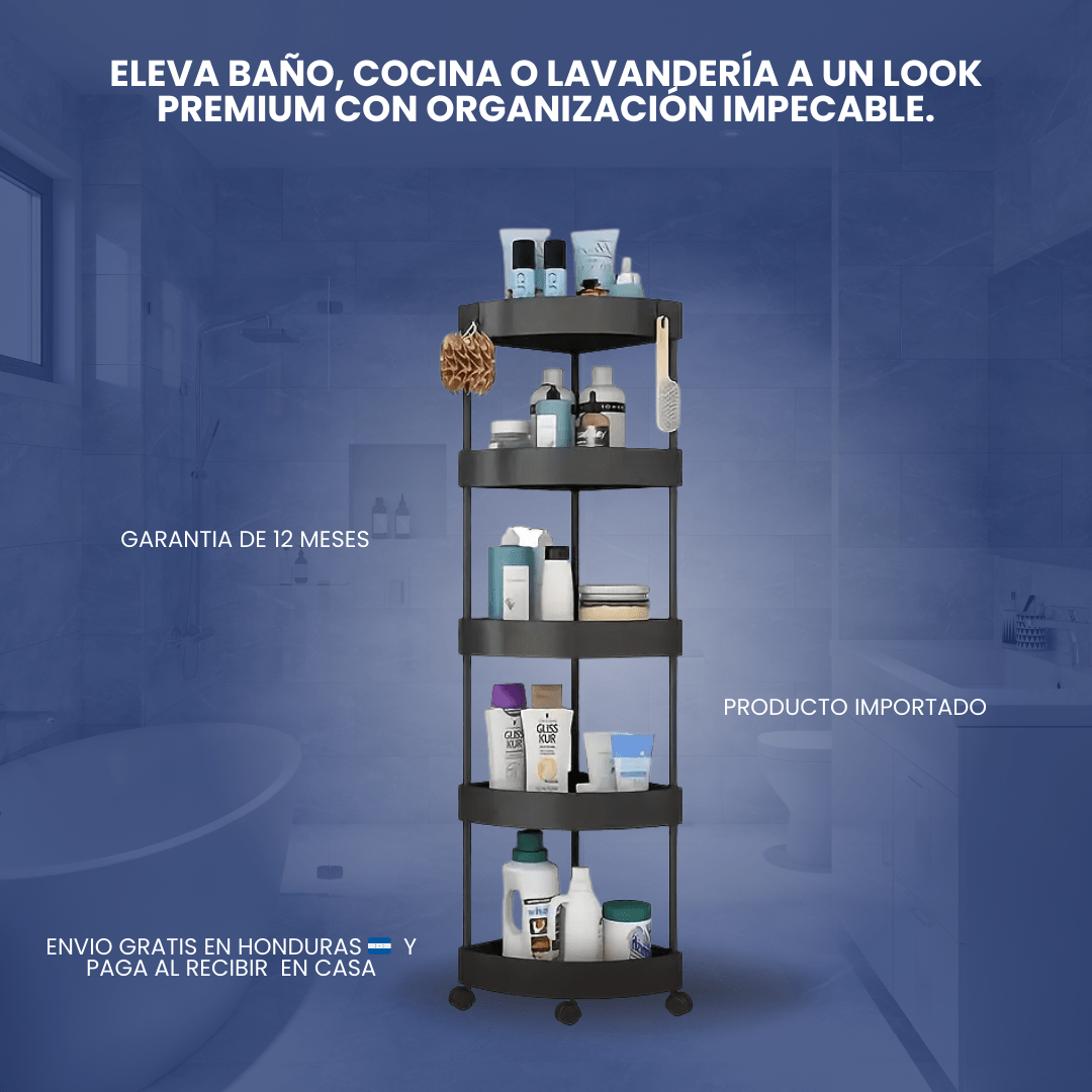 MaxRack™ – Torre Organizador 5 Niveles Multiusos GARANTÍA Y PROTECCIÓN 12 MESES - ClickStore Honduras