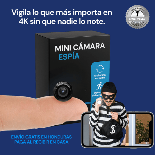 MiniCam 4K Pro™ — Mini Cámara de Seguridad Ultra Pequeña - ClickStore Honduras