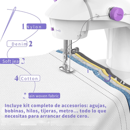 SewMaster™ Mini Máquina de Coser Completa - ClickStore Honduras