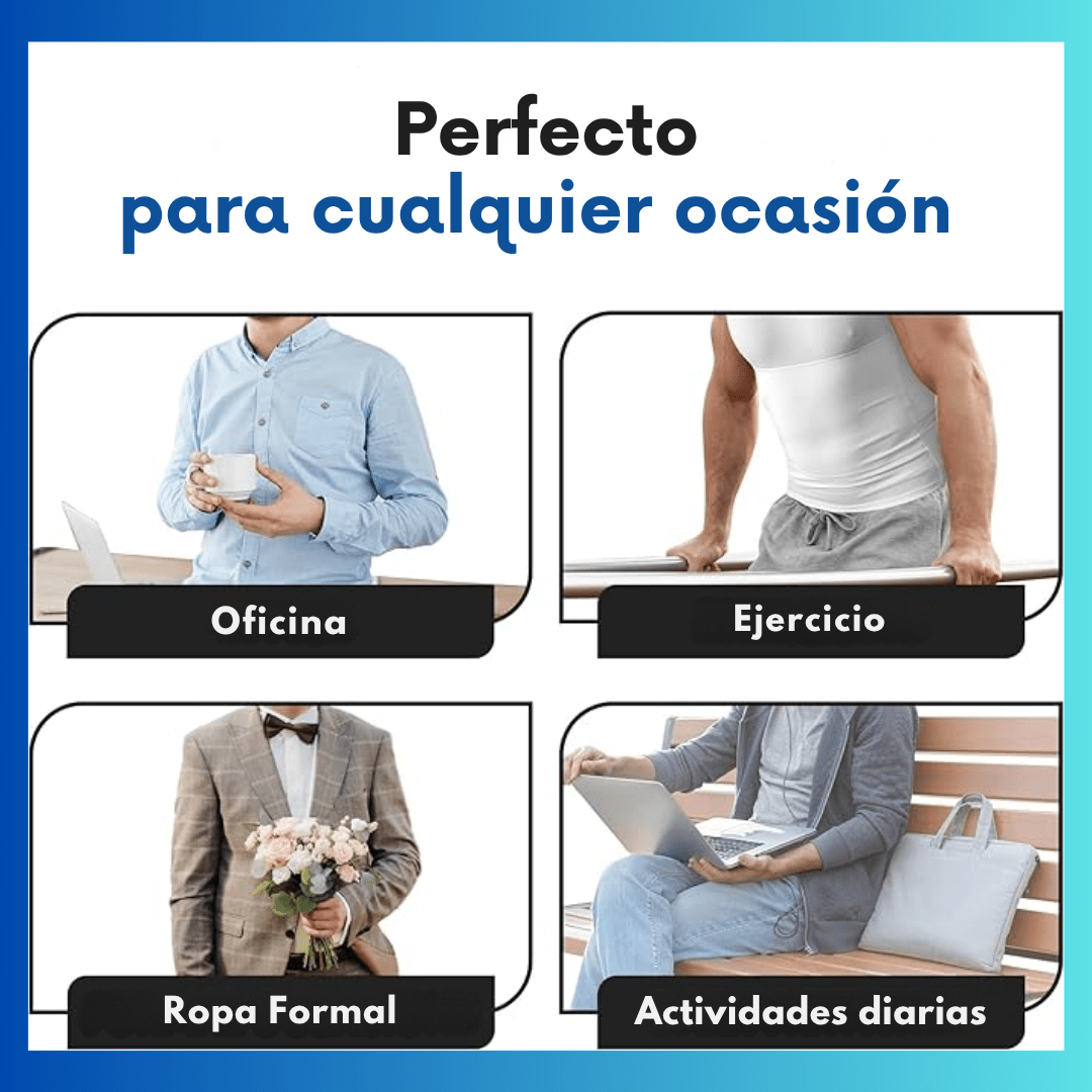 SlimForm Pro™ – Faja de Compresión y Moldeado Masculino de Alta Tecnología - ClickStore Honduras