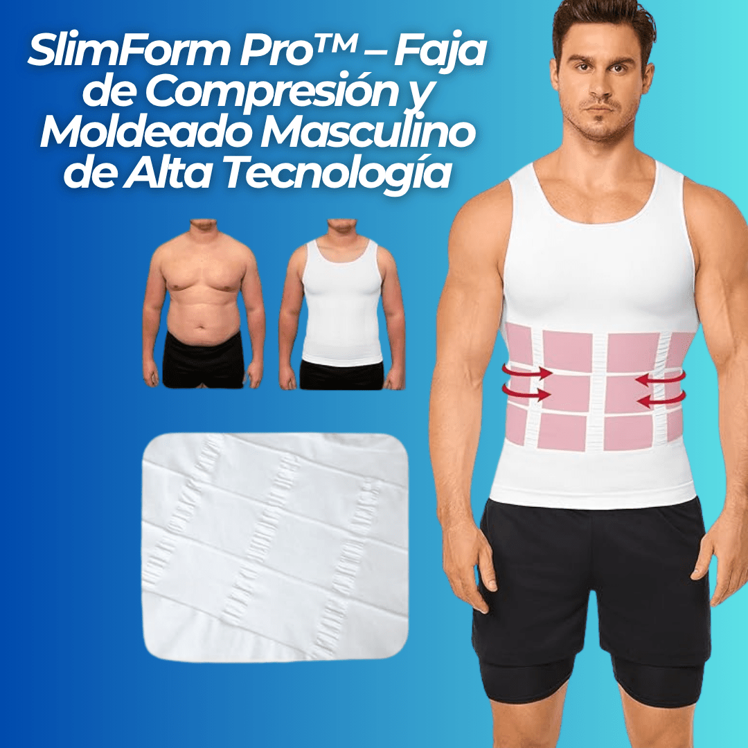 SlimForm Pro™ – Faja de Compresión y Moldeado Masculino de Alta Tecnología - ClickStore Honduras