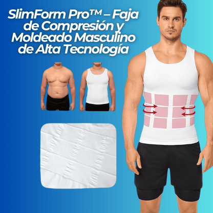 SlimForm Pro™ – Faja de Compresión y Moldeado Masculino de Alta Tecnología - ClickStore Honduras