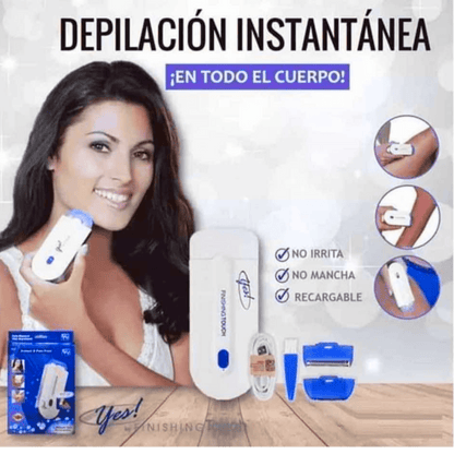 YES™ – Depiladora Recargable 3 en 1 con Tecnología MicroGlide™ - ClickStore Honduras